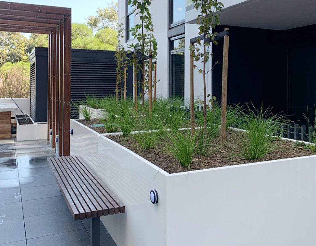 View of Planter Boxes – Yintec